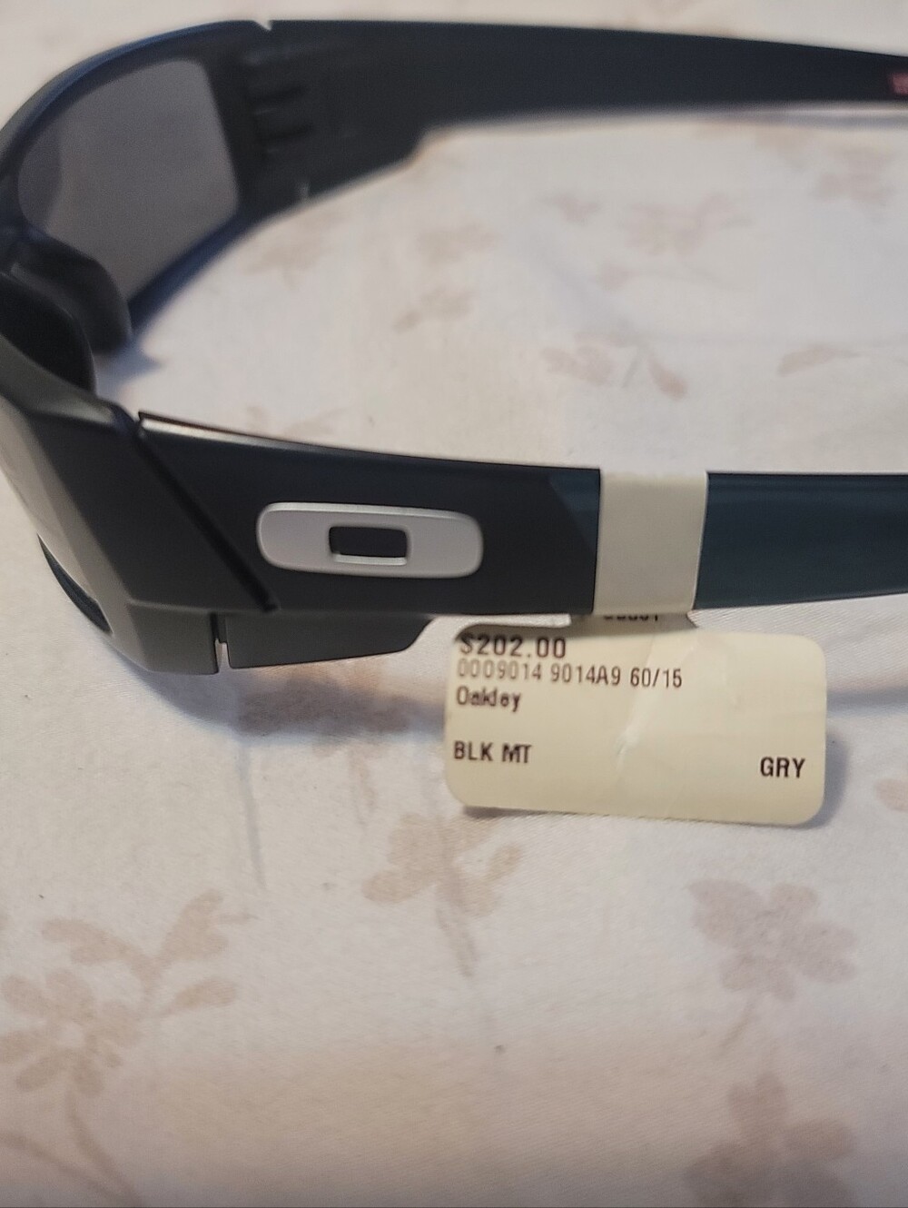 Oakley Black Matte Sunglasses with Gray Lenses